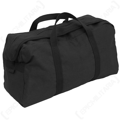 #ad Large Black US Army Tool Bag Gym Holdall Pack Military Duffel American New $54.95
