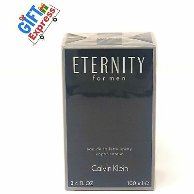 Eternity Cologne by Calvin Klein 3.4 oz EDT Spray for Men NEW IN BOX $36.50