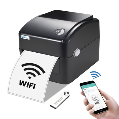 #ad VRETTI Wireless Wifi Thermal Shipping Label Printer 4x6 For UPSAmazonEtsyeBay $99.99