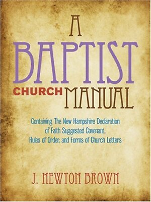 #ad A Baptist Church Manual $5.14
