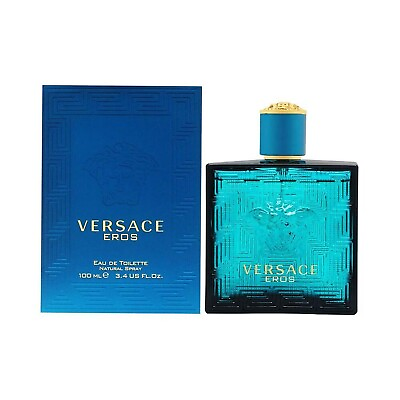 Versace Eros Eau de Toilette Spray 3.4 oz EDT Cologne for Men New In Box $34.99