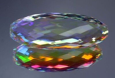 #ad Loose Gemstone 201 Ct Natural Mystic Topaz Multi Color Fancy Shape CERTIFIED $44.99