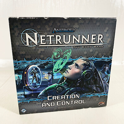 #ad Android Netrunner Creation and Control Expansion 100% CIB Complete in Box $74.95