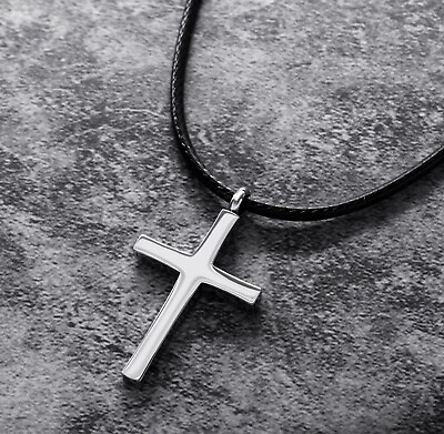 #ad #ad 555Jewelry Stainless Steel Cross Necklace Pendant for Men $19.99
