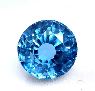 #ad 6.80 Ct Natural Blue Indicolite Tourmaline CERTIFIED* Sparking Round Gemstone $18.74