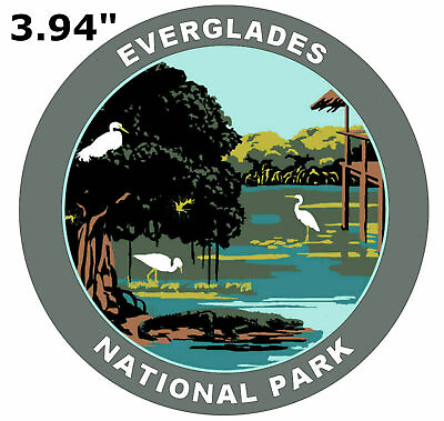 #ad Everglades Park Car Truck Window Bumper DIE CUT VINYL Graphics Sticker Decal $2.99