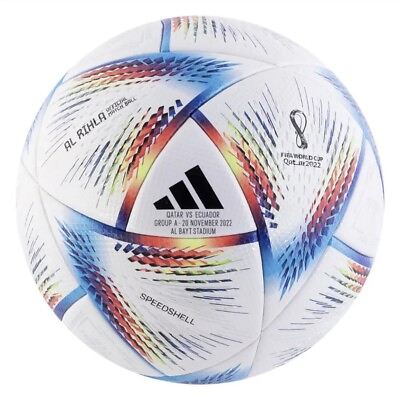 #ad Adidas FIFA WORLD CUP Qatar 2022 AL RIHLA OFFICIAL MATCH BALL $125.00