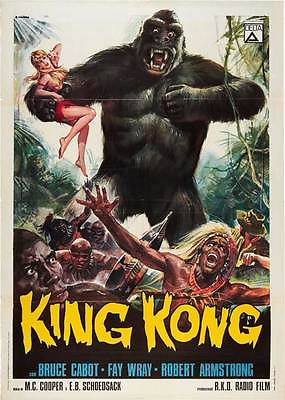 #ad quot;KING KONGquot; Movie Poster Licensed NEW USA 27x40quot; Theater Size 1933 ALT B $24.99