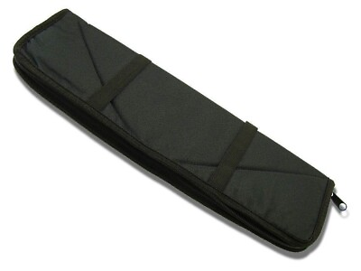 #ad Black Nylon Zippered Fleece Lined Padded Storage Pouch Case Sheath Knife or Tool $16.16