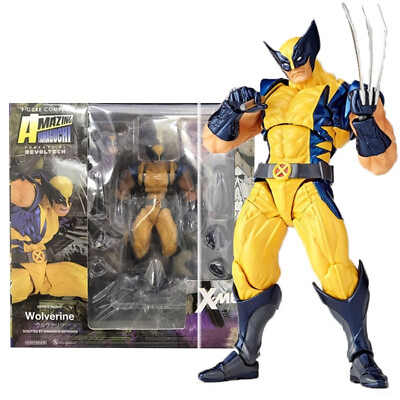 #ad SHF Anime Xman Wolverine 6quot; Model Kaiyodo Revoltech Amazing Yamaguchi Figure Toy $29.99