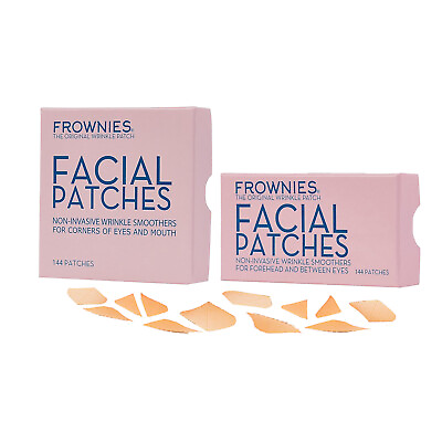 #ad Frownies Forehead and Between Eyes Corners of Eyes and Mouth 144 Patches $14.69