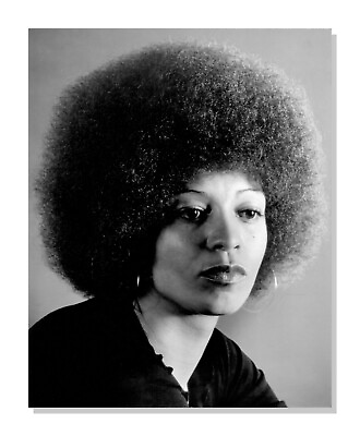 #ad Angela Davis c1974 Civil Rights Activist Vintage Photo Reproduction $8.95