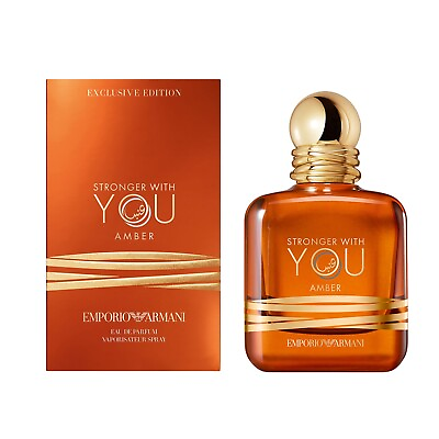 #ad Emporio Armani Stronger With You Amber 3.3 oz EDP Perfume for Men Women $69.99