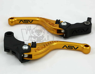 #ad ASV F3 Lever Set Gold Short Clutch amp; Brake Yamaha R7 2022 24 MT 10 2022 24 $220.00