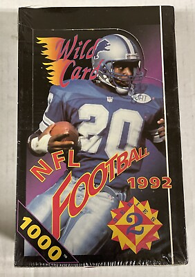 #ad 1992 Wild Card NFL Football Series 2 Factory Sealed Wax Box B435 $35.95