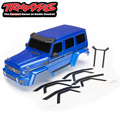 #ad Traxxas 8811X Painted Body Mercedes Benz G 500 4x4² Complete Blue $149.95