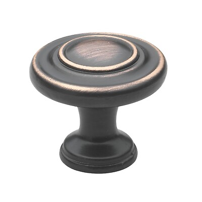 #ad GlideRite 1 1 4quot; Classic Round Ring Cabinet Knob Oil Rubbed Bronze 5415 ORB 1 $3.99