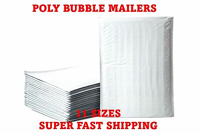 #ad Poly Bubble Mailers Shipping Padded Mailing Bags Envelopes Self Seal Any Size $333.87
