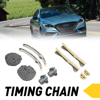 #ad Engine Chain Timing Kit For Hyundai Santa Fe KIA Sorento Azera Genesis 3.8L 3.3L $74.99