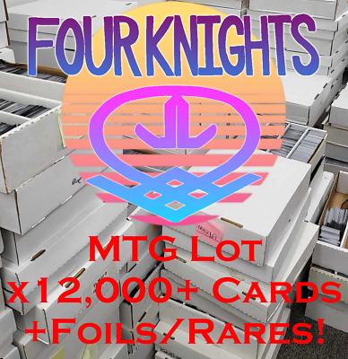 #ad 12000 MTG Magic Card Lot Collection Bulk with Foils Rares Magic The Gathering $239.99