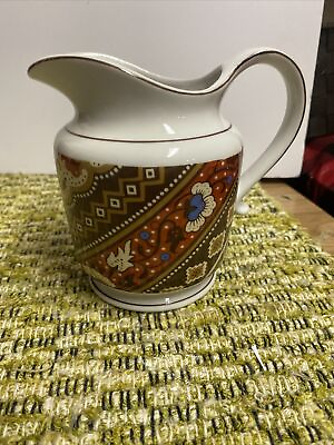 Great Gift Small Ceramic Royal Ames Pitcher Floral Pattern $8.00