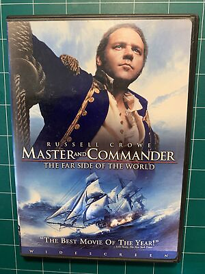 #ad Master and Commander Far Side of the World DVD Very Good Russell Crowe $5.99