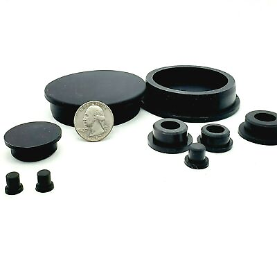 #ad Rubber Hole Plugs Push In Compression Stem 7 8quot; 2 1 2quot; Silicon Solid Covers $29.50