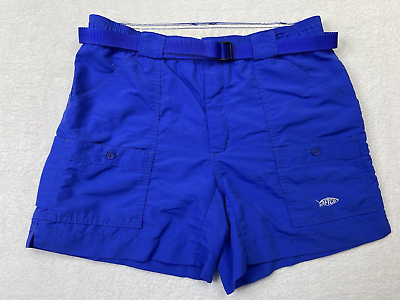 #ad AFTCO Shorts Vintage Bluewater Men’s Sz 34 100% Nylon Fishing Shorts M01 USA $24.84