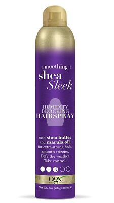 #ad OGX Smoothing Shea Sleek Humidity Blocking Hairspray 8 oz New $39.59