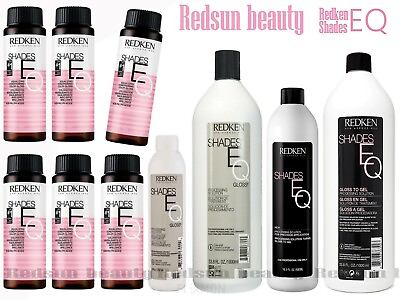 #ad Redken Shades EQ Gloss Demi Hair color 2oz or Solution 8oz 1L Pick Your Color $14.99
