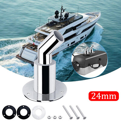 #ad Boat Car 24mm Thru Hull Exhaust Skin Fitting Tube Pipe Air Diesel Heater`♪ $25.29
