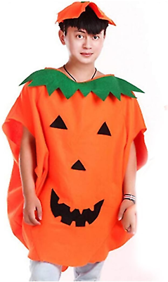 #ad Halloween Pumpkin Costume Set for Family Parent Kids $27.99