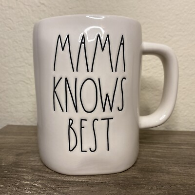 #ad Rae Dunn Mama Knows Best Coffee Mug Artisan Collection by Magenta $10.99