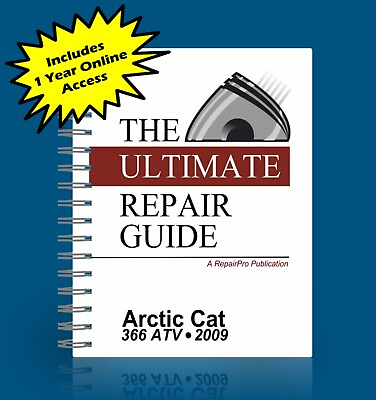 #ad Arctic Cat 366 ATV Service Repair Maintenance Shop Paper Book Manual 2009 $31.99