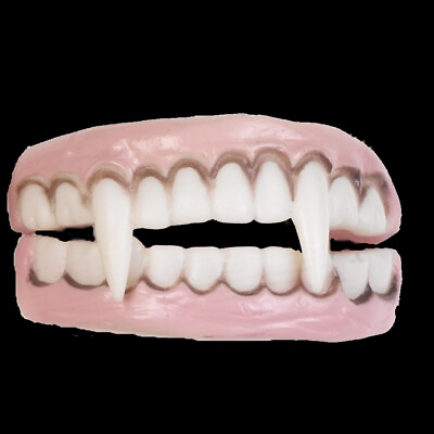 #ad Undead Monster Horror Teeth VAMPIRE FANGS DENTURE Cosplay Costume Prop Accessory $5.97