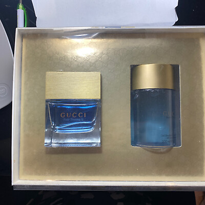 #ad GUCCI POUR HOMME II COLOGNE EDT 3.3 OZ SPRAY amp; 200 ML GEL DOUCHE NEW Gift Set $877.00
