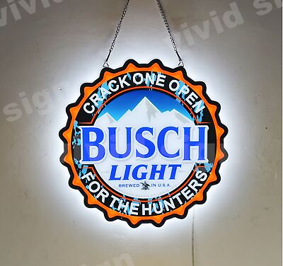 #ad Mountain Beer For The Hunters 3D LED 16quot;x16quot; Neon Sign Light Lamp Wall Decor Bar $124.99