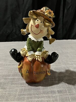#ad Vintage Thanksgiving Figurine Fall Decoration $8.97