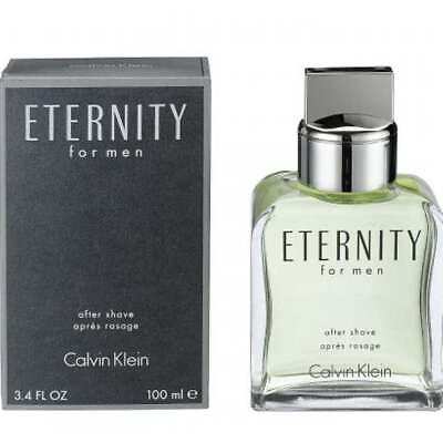 #ad Eternity by Calvin Klein After Shave for Men 3.3 3.4 oz 100 ml New in Box $22.33