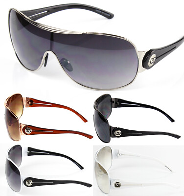 #ad Mens DG Eyewear Shield Wrap Sunglasses Fashion Designer Shades Large One Lens $11.95