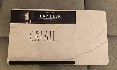 #ad Rae Dunn Folding Adjustable Computer Lap Desk quot;CREATEquot; RARE NEW RELEASE $37.33