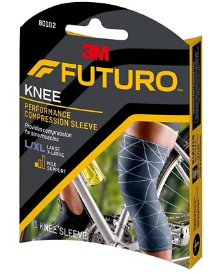 #ad Futuro Sport Performance Compression Knee Sleeve Large X Large $15.00
