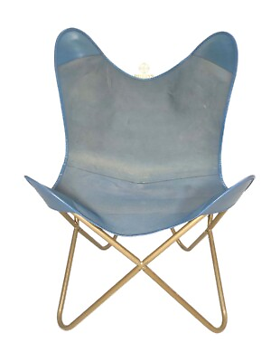 #ad Butter Fly Chair – Canvas Chair – Leather Chair – Arm Rest Lounge Chair. PL2 368 $138.54