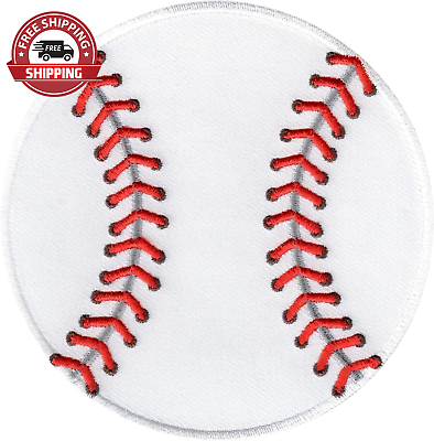 #ad Baseball Patch Sports Ball Iron On Sew on Appliques for Clothing $12.91