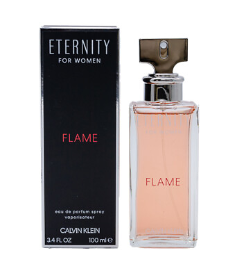 #ad #ad Eternity Flame by Calvin Klein 3.4 oz EDP Perfume for Women New In Box $25.18