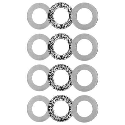 #ad AXK2035 Thrust Needle Roller Bearings 20x35x2mm with AS2035 Washers 4pcs $8.29