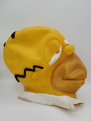 #ad The Simpsons Homer Latex Full Rubber Mask Costume Cosplay Matt Groening Fox 1999 $39.99