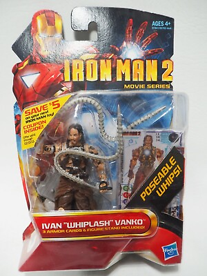#ad Iron Man 2 Ivan Whiplash Vanko Movie Series 3.75quot; Figure 2010 #14 Hasbro Marvel $18.00
