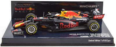 #ad Minichamps Red Bull Verstappen 2020 Abu Dhabi 1:43 Diecast F1 Car 410201733 $65.09