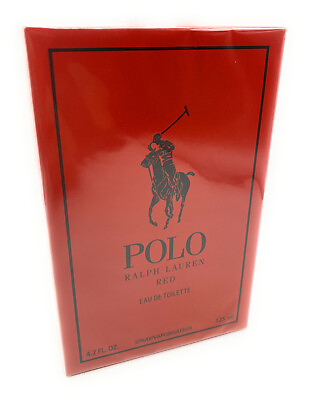 #ad Polo Red by Ralph Lauren 4.2 oz 125 ml Eau De Toilette For Men Brand New Sealed $31.99
